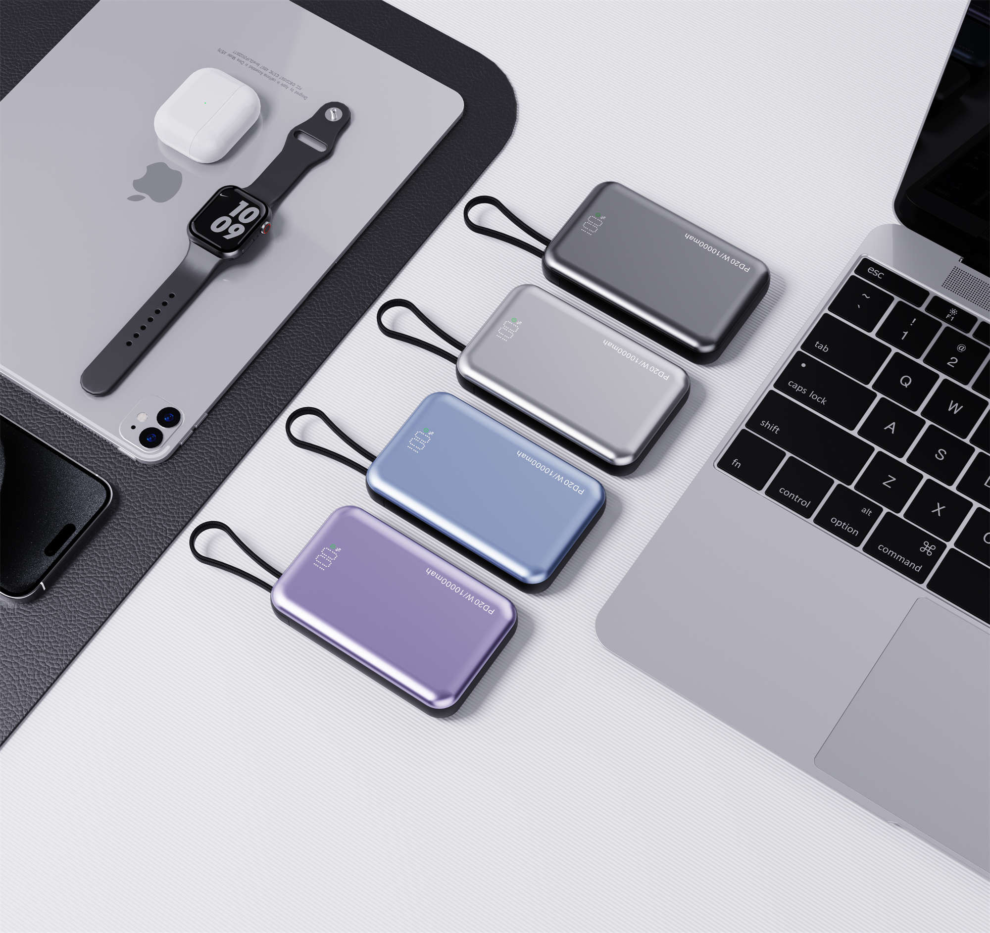 Mini Power Bank Charger Magnetic Wireless PD20W External Battery Fast Charging
