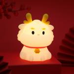 Cute Silicone Dragon Night Light Bedroom Decoration Mini Lovely Night Lamp