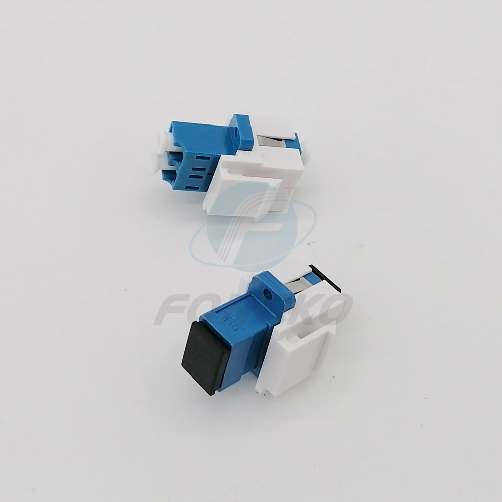 Single Mode Multimode LC Duplex Keystone Female Fiber for SC Adapter