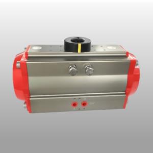 China Aluminium Rotary Stroke Rack And Pinion Pneumatic Actuator With ISO 5211 Mounting wholesale