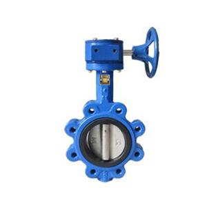 China 10 Inch Lug DI Butterfly Valve PN10 / PN16 For Water Treatment Plant wholesale