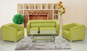 China Modern PU leather China reception office sofa wholesale
