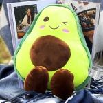 16.5-inch snuggle stuffed avocado fruit soft plush Throw pillow gift for kids,