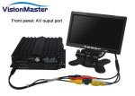 GPS / 3G / Wifi 4 Channel Car DVR Recorder Multistar Network Viewer Black Color