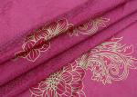 Custom Printed Mattress Ticking Tricot Knit Fabric 110gsm