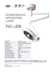 Durable LED Operating Theatre Lamp Led Surgery Light Medical Equipment