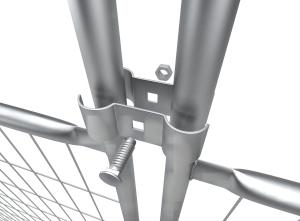 China 32mm Frame Tube 2.1*2.4M Temporary Fence Panels For Highway wholesale