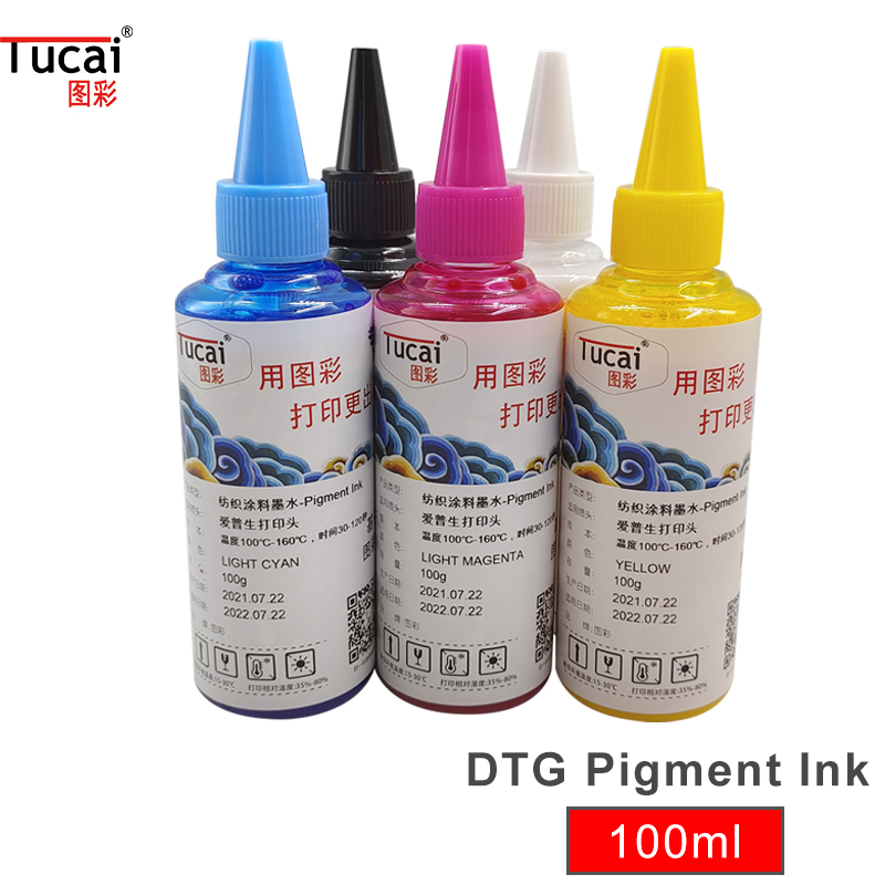 Digital Printing DTG Ink To Garment Printer 100ML 1000ml Textile Ink