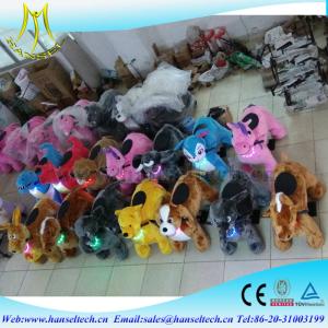 China Hansel kiddie rides machine amusement park toy cars moving rides for sales animal scooter ride coin for shopping mall wholesale