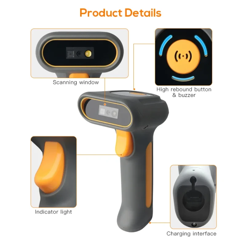 DYscan DS6530-1D USB 1D Barcode Scanner 300 Scans/Sec