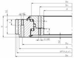 Slewing bearings Three-row cylindrical rollers slewing ring bearings SN-2240.32