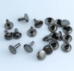 Custom Stainless Steel Leather Rivets with Double Cap DIN Standard RoHs
