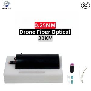 China Lightweight 0.25mm 20km Long Distance Fpv Drone Fiber Optical for Fiber Image Data Transmission wholesale