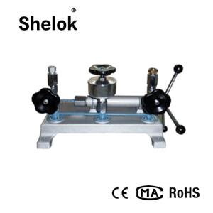 China -0.082-6MPa,0-60MPa Water hydraulic pressure calibration machine dead weight tester wholesale