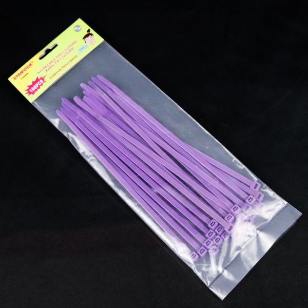 Self Locking Nylon Cable Tie White Plastic Cables Tie Cable