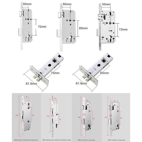 ROHS Bluetooth Smart Door Locks Keyless Electronic With Tuya App