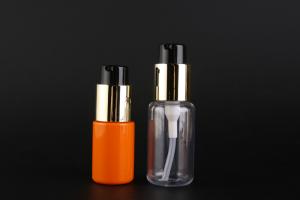 China PET Cosmetic Empty Foundation Bottle With Pump 30ml 50ml Cosmetic Packaging Bottles wholesale