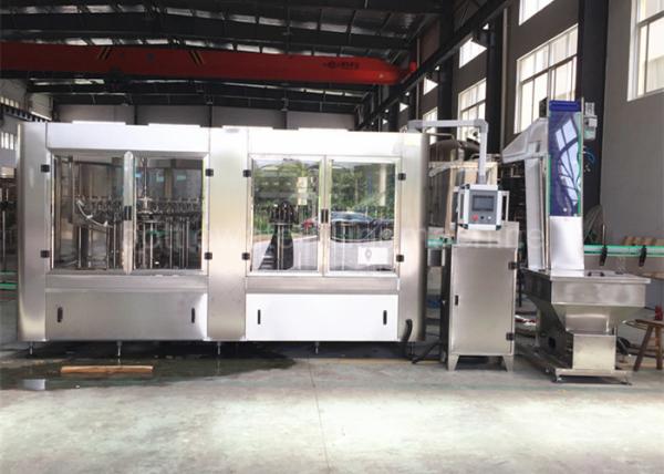 8.07KW Carbonated Soft Drink Production Line , 8000BPH 500ml Soda Water Bottling