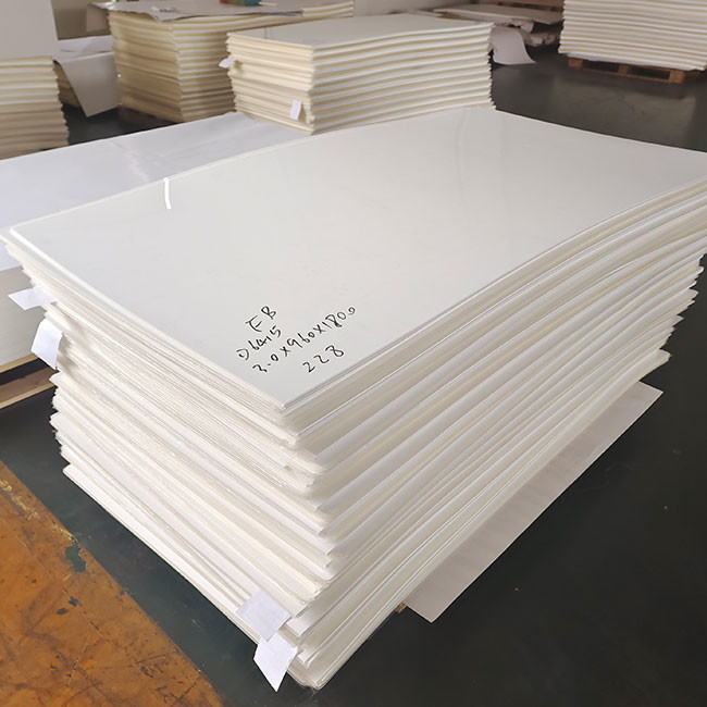 Custom White PMMA Bathroom Sanitary Acrylic Sheet Anti Scratch 2.8mm