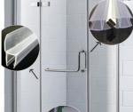 Transparent PVC Shower Door Plastic Seal Waterproof Shower Door Plastic Strips