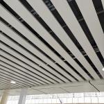 Powder Coated Metal Aluminium Slat Strip False Ceiling For Office Building Heat