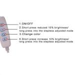 5V Power Dimming Switch Dimmer USB Charger Cable for Led Strip