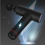 ODM Hand Held Fascia Massage Gun LCD Deep Muscle Tissue Massage Gun