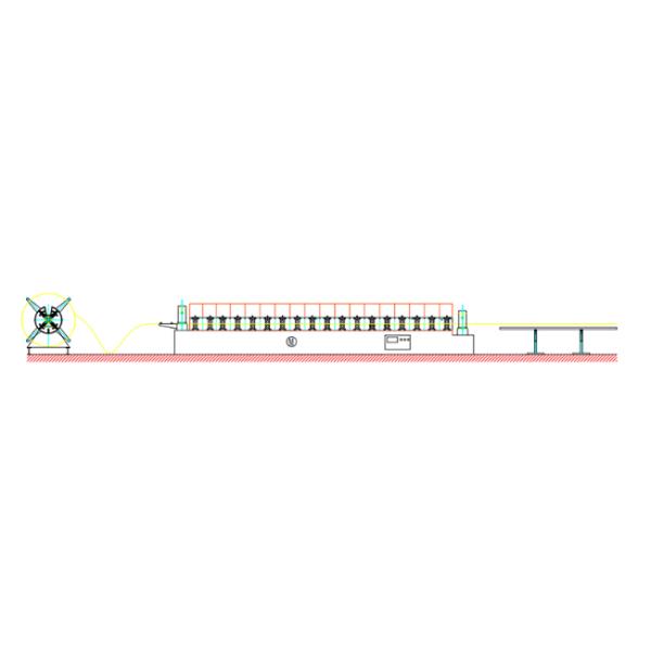20 Steps Stainless Steel Roofing Panel Roll Forming Machine High Productivity For USA