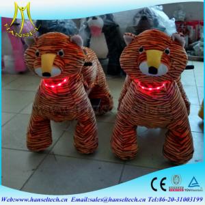 China Hansel coin operated kiddie ride dog kiddie rides equipment entertainment centers 4 wheel zippy scooter for kids wholesale
