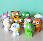 Novelty Animal Vent Extrusion Keychain Toy, Anti Stress Toy