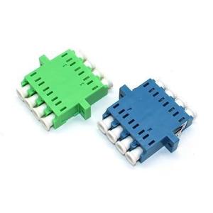 China FTTH Fiber LC Coupler , SM MM LC Quad Adapter For CATV / FTTX wholesale