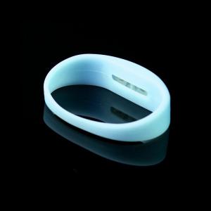 China 2018 Amazon Hot Selling Pink Glow Bracelet Light Up Custom Wristband High Quality Silicone LED Bracelet wholesale