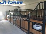Sliding Door Bamboo Infilled Horse Stable Box Hot Dipped Galvanized