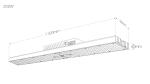 IP20 Black Dimmable 200 Watt LED Grow Light Full Spectrum