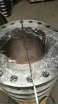 Round Plate Forged Steel Flanges 300LBS Pressure 304L Material Attached To Valve