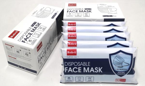 ASTM 3PLY Disposable Earloop Face Mask , Adult Protective Face Mask ASTM