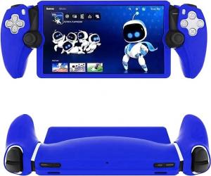 China Soft Protective Skin Case For Playstation Portal Remote Player, Shockproof Anti-Scratch - Blue wholesale