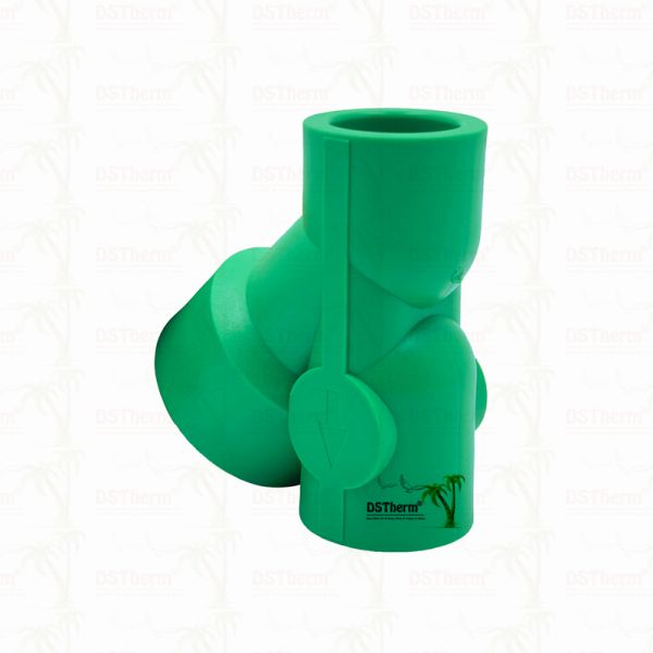 PPR Strainer Valve PN25 Compact Y-Shape Filter Valve 20–32mm for Water Systems