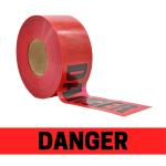 3 Inch X 1000 Feet Danger Barricade Caution Tape Bold Black Text For Workplace
