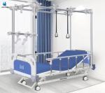 Rehabilitation Centers Electric Nursing Bed With Orthopedic Frame Overhead