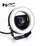 3000LM Auxiliary Round Amber Fog Lights For Off Road 4x4 Bumper Truck