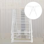 Detachable Stainless Steel Foldable Clothes Drying Rack With Wheels
