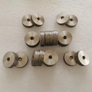 China Diameter 38mm Customizable Electroplated Diamond Wheels For Hard Material Grinding wholesale