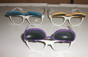 China Custom Flip Style Diffraction 3Ｄ Fireworks Glasses Eyewear Plastic wholesale