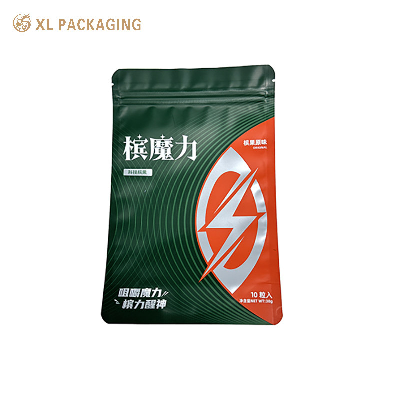 Reusable Plastic Aluminium Foil Mylar Bag Food Packaging Ziplock Stand Up Pouch