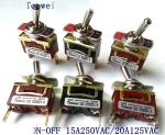 Heavy Duty 2PINS ON OFF 20A 125VAC magnetic guarded DPDT toggle switch