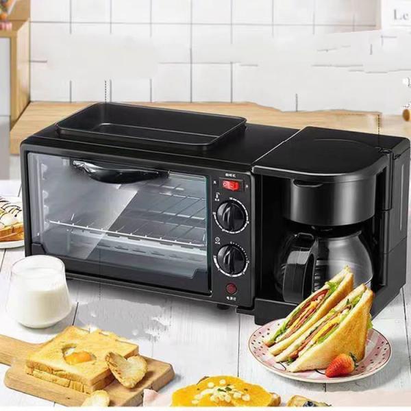 9L Electric Oven Coffee Machine Frying Pan-Three-in-One Breakfast Kitchen