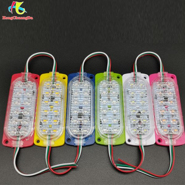 12-24V 12LED Flash LED Side Marker Lights For Trucks Side Clearance Light Lamp