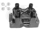 Performance Renault Ignition Coil Replacement Auto Spare Parts 600581617
