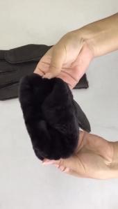 China Hot sale Australia shearling lamb fur men gloves sheepskin genuine leather fashion gloves wholesale